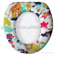 Cute and lovely soft pvc kids toilet seat with printed